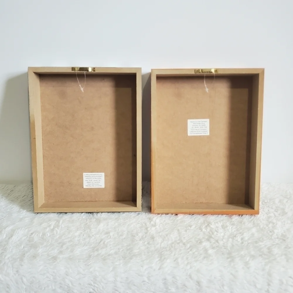 Halloween Wall Table Box Decor Smell My Feet Witch Happy Owl O Ween 2 Pc Set